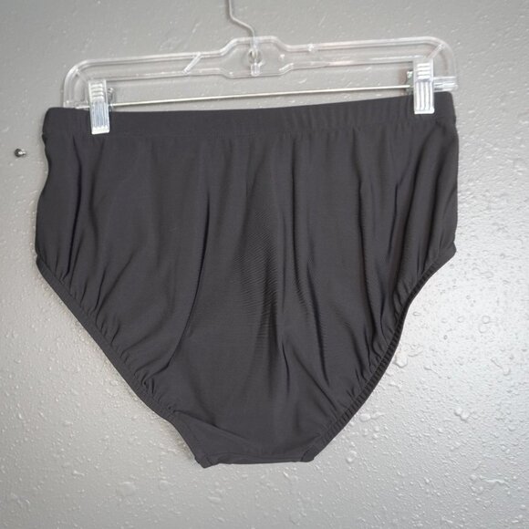 Summer Womens Blue And Black 2 Piece Swim Set Top And Bottom Size US 14 - Picture 6 of 7